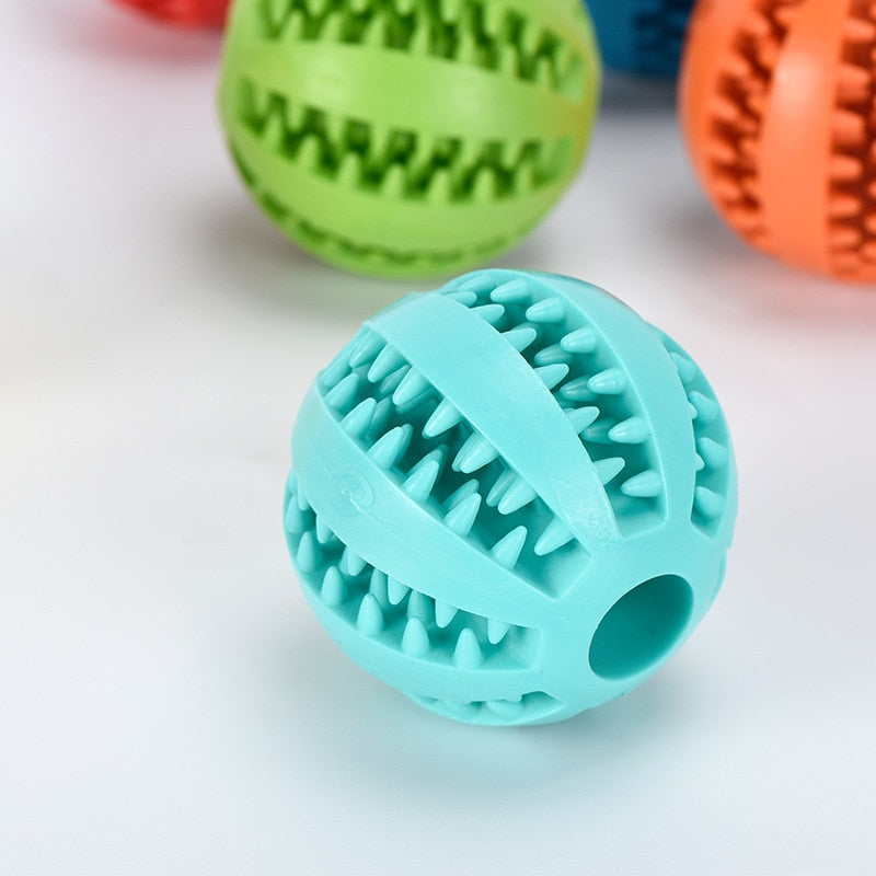 Dogs treat ball and stress relief toys for both dogs and cats